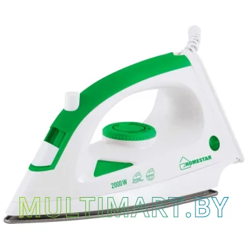 Утюг HomeStar HS-4001 (белый/зеленый)
